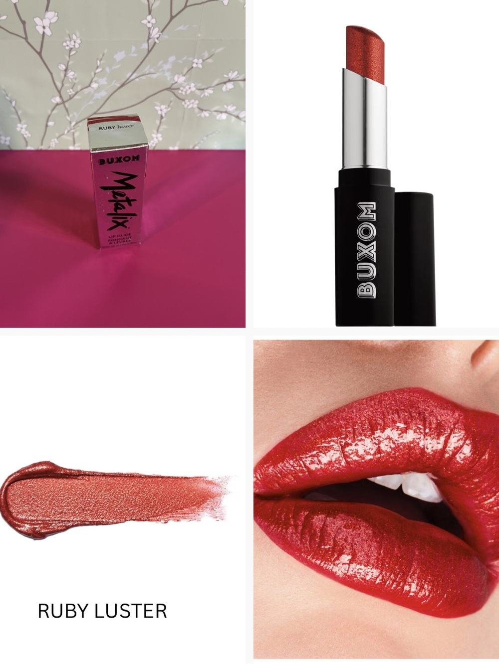 Ruby Luster Buxom Limited Edition Metalix Lip Glide Lipstick